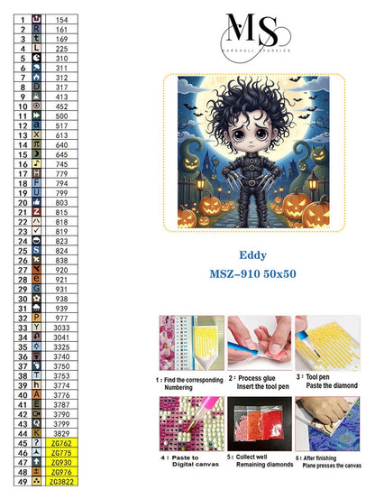 Eddy © 50x50 Square Sparkles Drill™