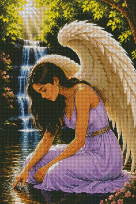 Angel Of The Falls © 60x90 by KT Designs