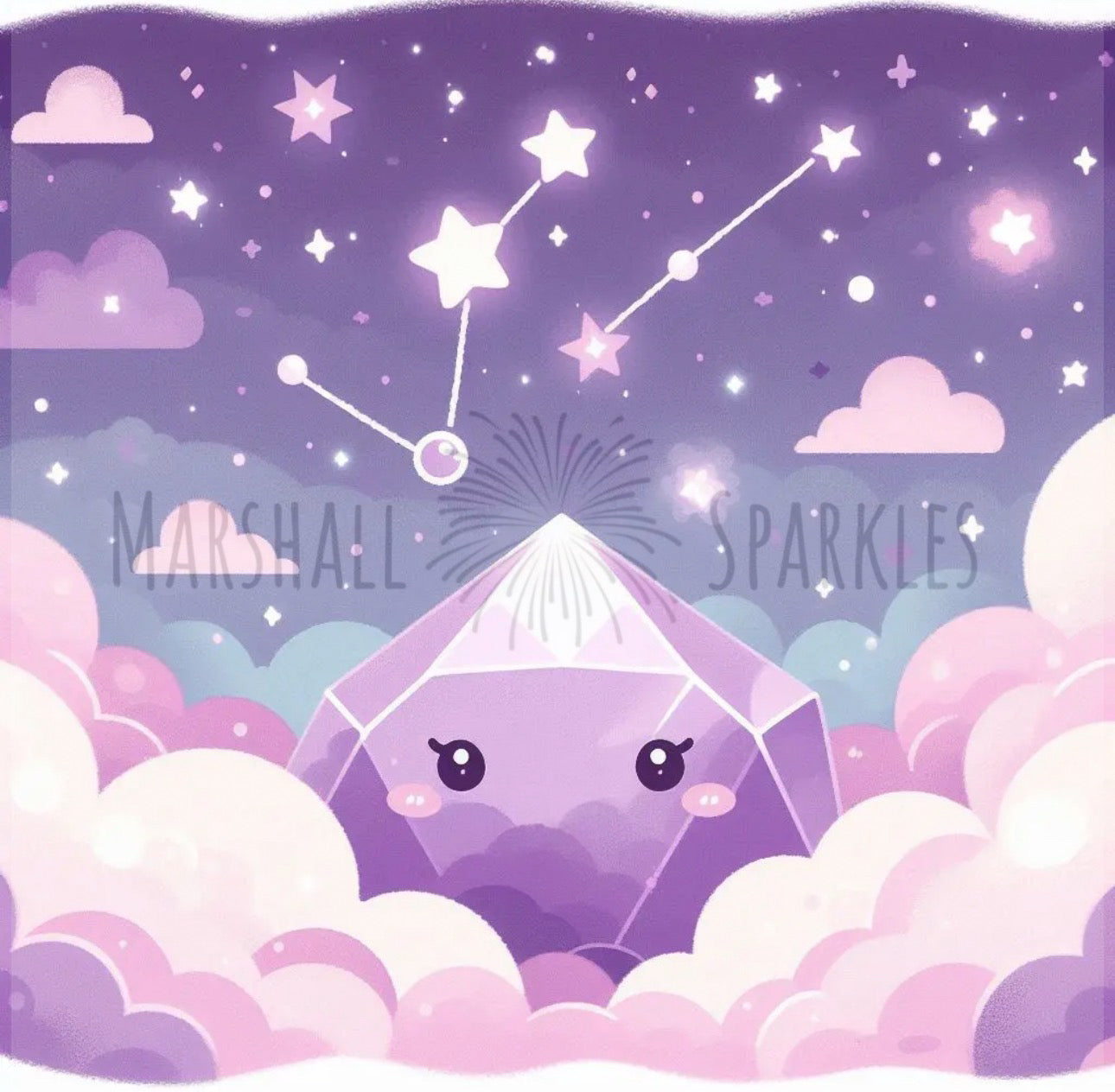 February/Amethyst - Constellation  © 40x40