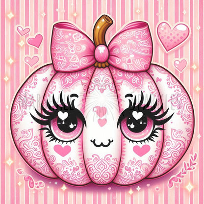 Pink Pumpkin © 40x40 Square Sparkles Drill™