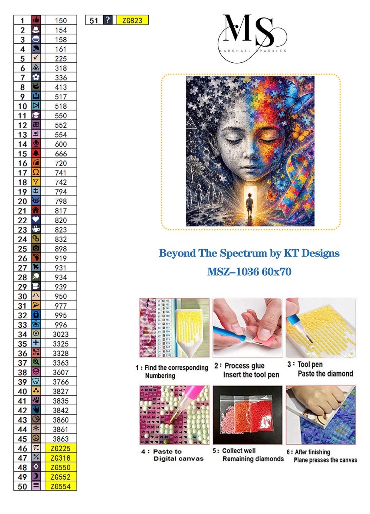 Beyond The Spectrum © 60x70 by KT Designs