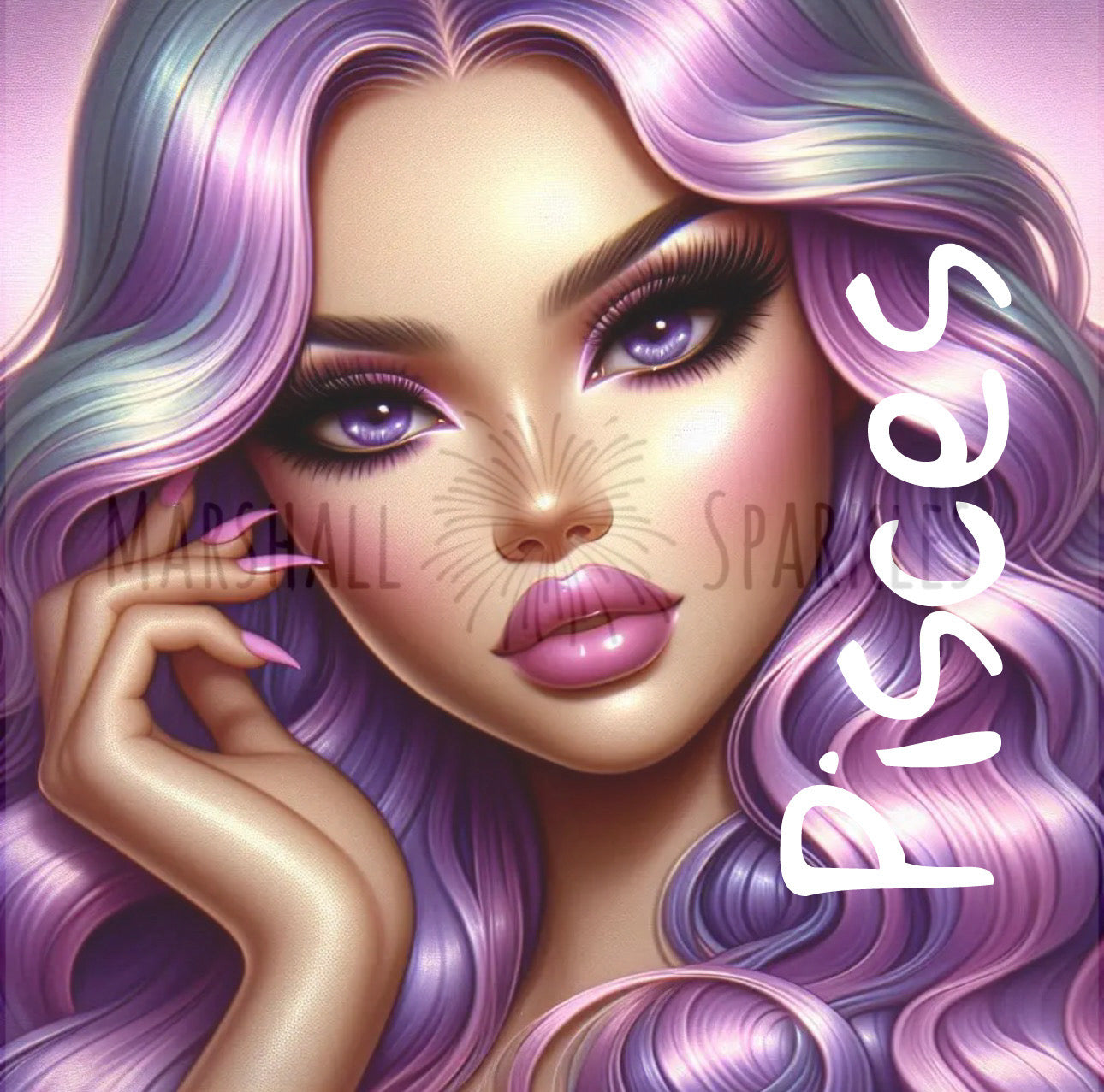 Zodiac Colours - Pisces © 60x60