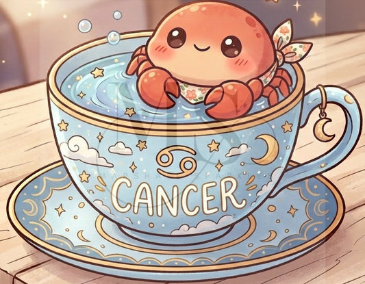The Teacup Zodiac - Cancer © 50x50 by RG Designs