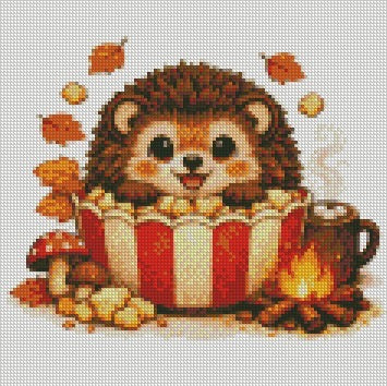 12 Months of Animal Popcorn © 30x30 (12 canvas + free birthday canvas)