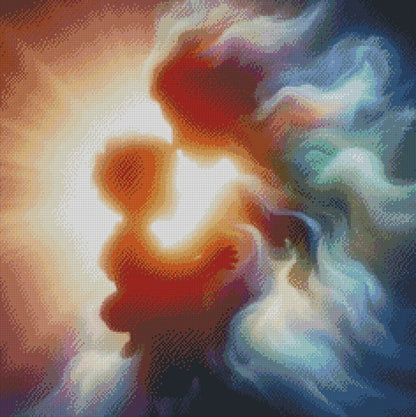 Mother and Child - The Last Hug © 60x60