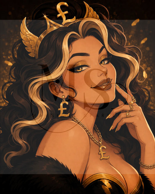 Lady Mammon © 50x60 by RG Designs