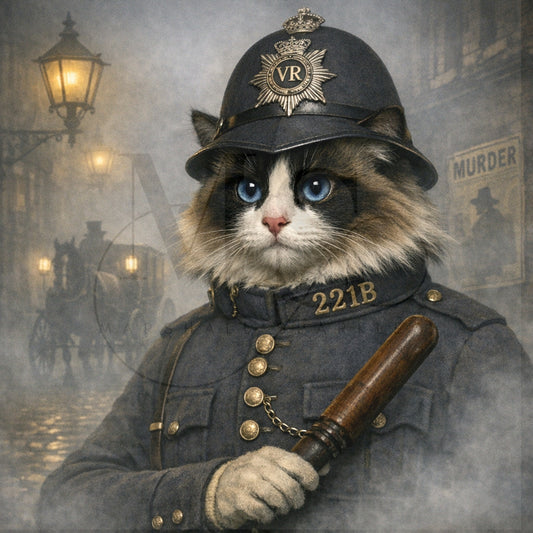 Constable Whiskers of Whitechapel © 60x60 by NAT Art Creations