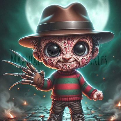 Freddy © 40x40 Round Sparkles Drill™