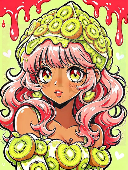 Fruitella Girls - Kiri KiwiPop © 60x80