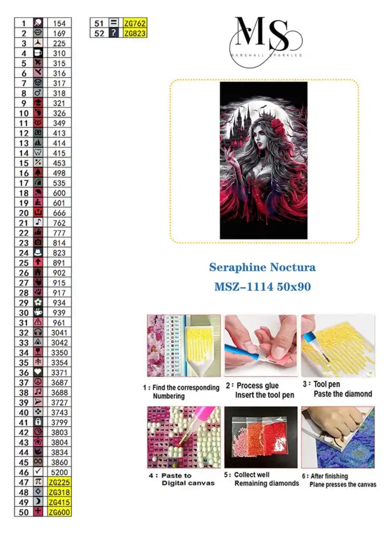 Seraphine Noctura © 50x90