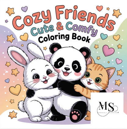Cozy Friends Colouring Book PDF Download