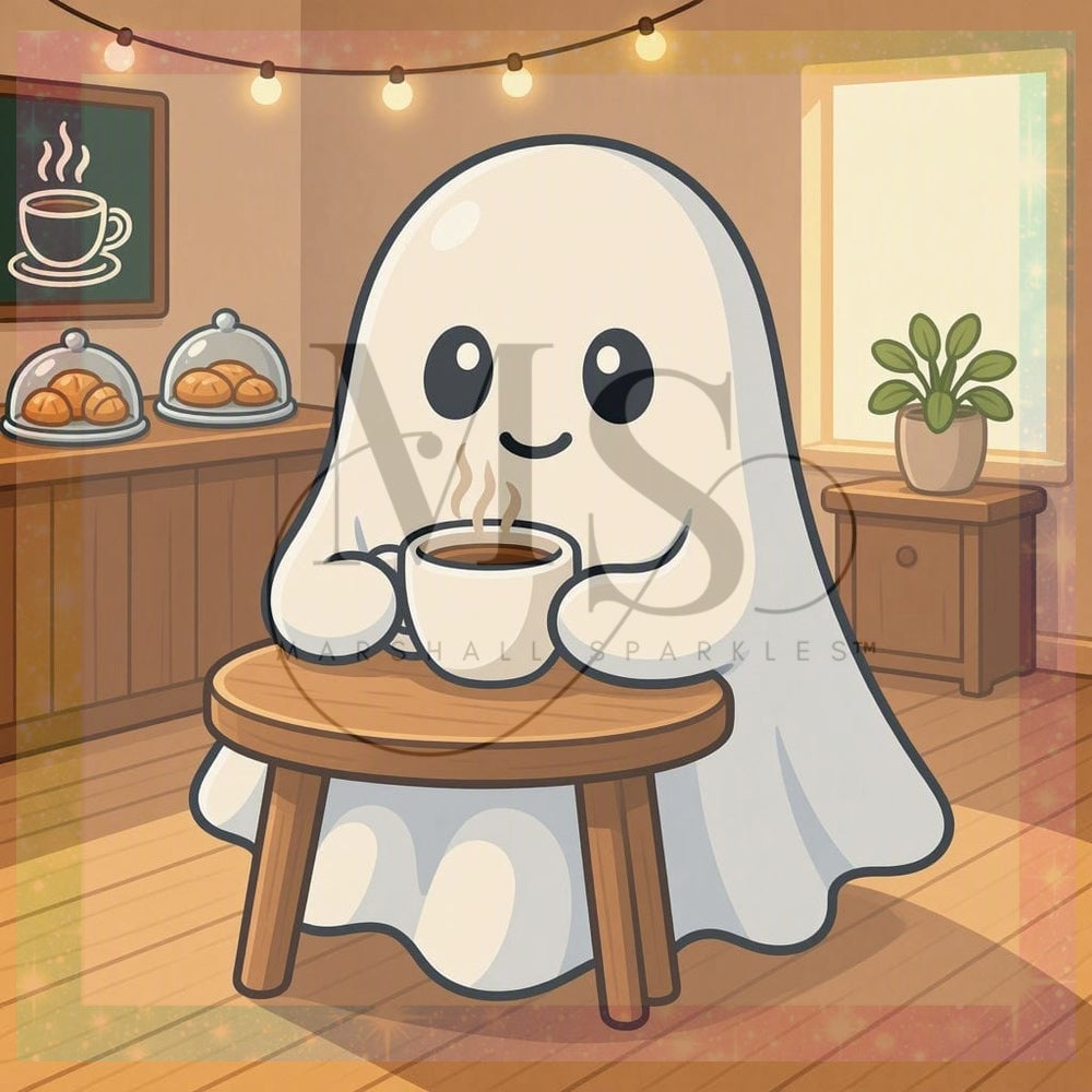 Cordelia Coffee Break by Pumpkin © 40x40