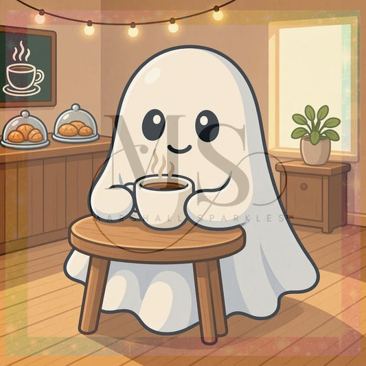 Cordelia Coffee Break by Pumpkin © 40x40