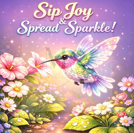 Sip Joy & Spread Sparkle © 50x50