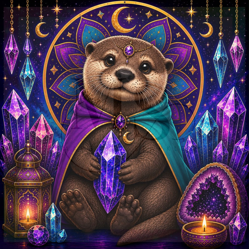 Crystal Keeper © 60x60 by Puttiluxe