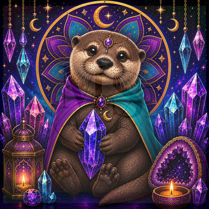 Crystal Keeper © 60x60 by Puttiluxe