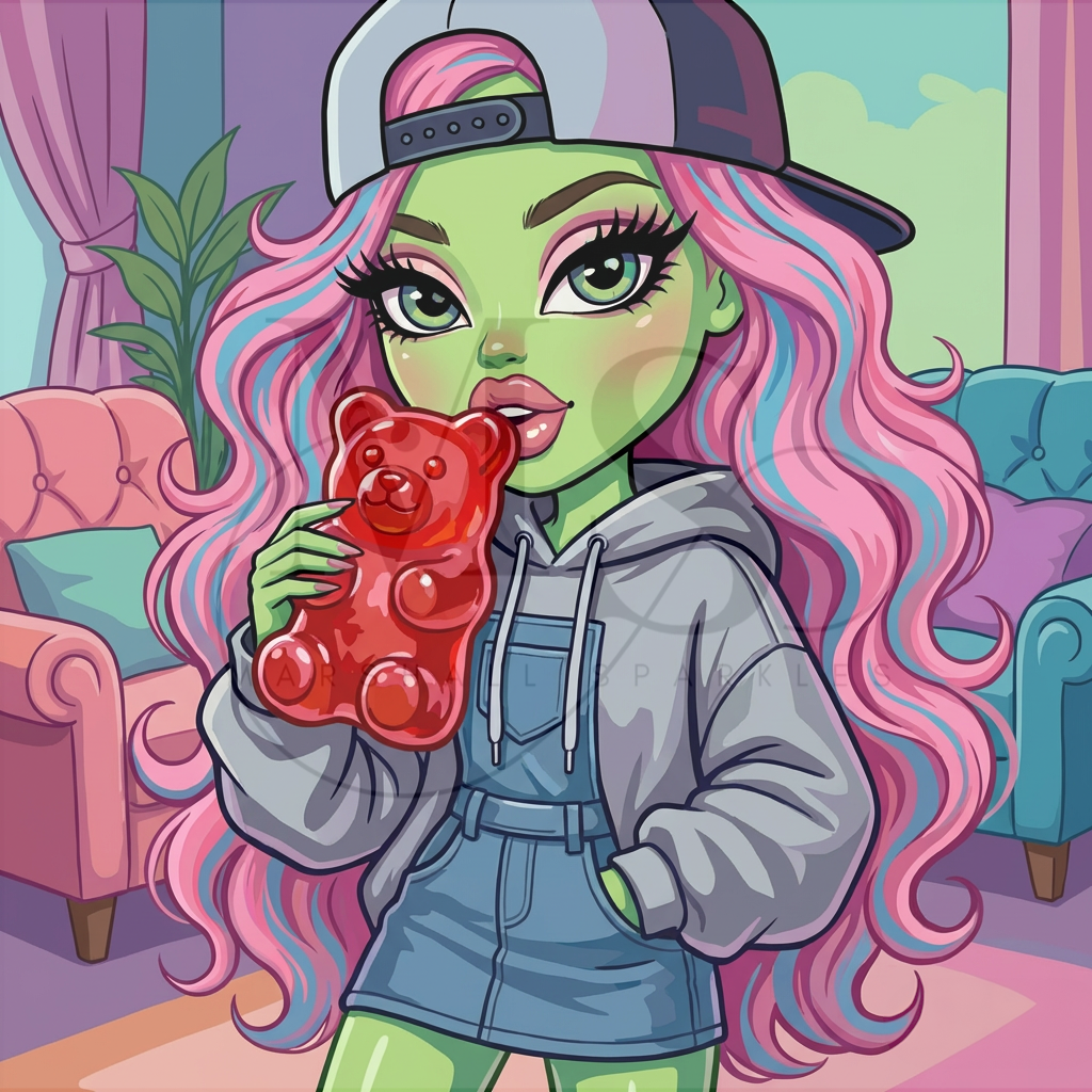 Gina Gummy © 50x50 Round fairy