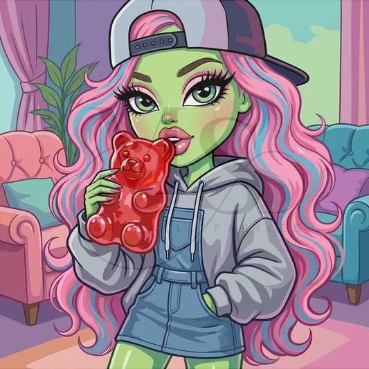 Gina Gummy © 50x50 Round fairy