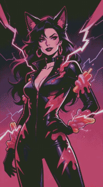 Electra Purrstrike (gummy) © 50x90