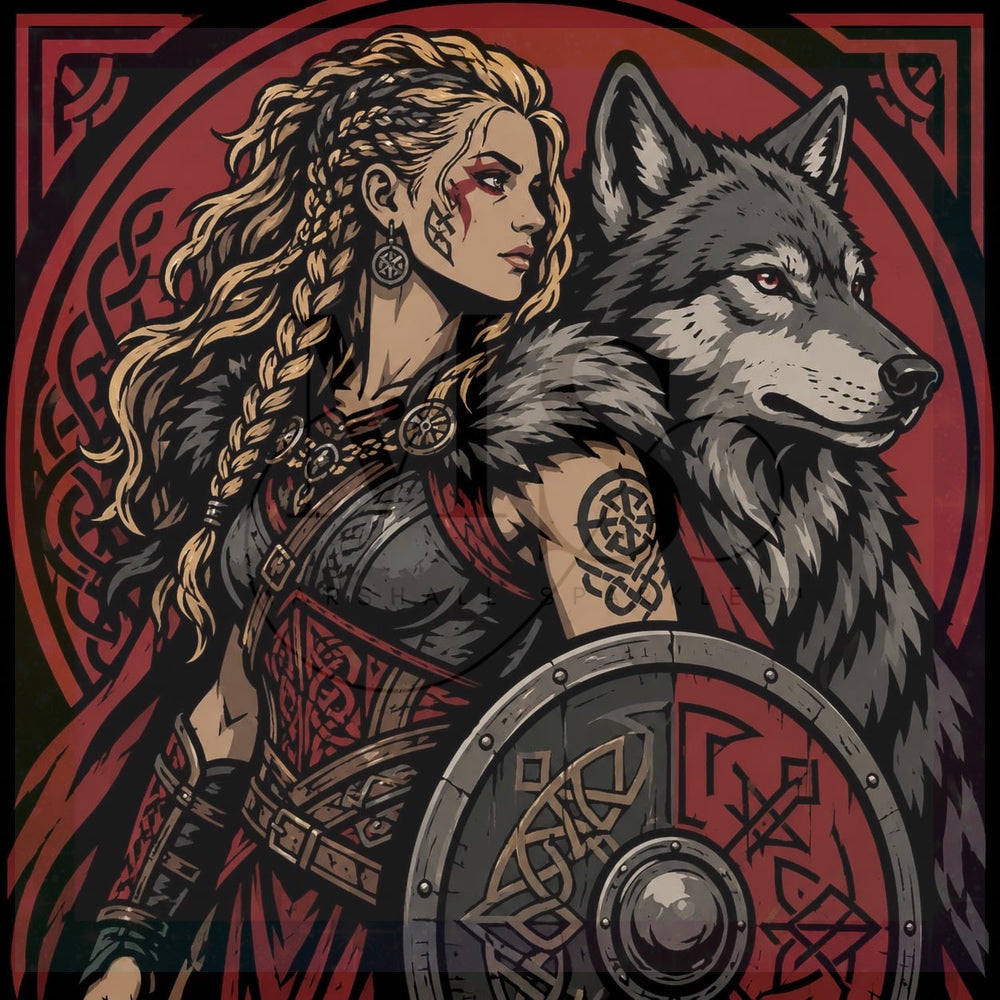 The Wolf Maiden © 60x60 by CrazyLone Wolf