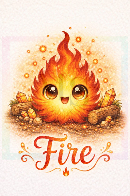 Fire Element © by Miss Millicent 40x60