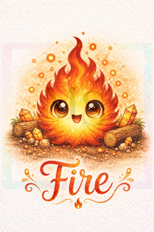 Fire Element © by Miss Millicent 40x60