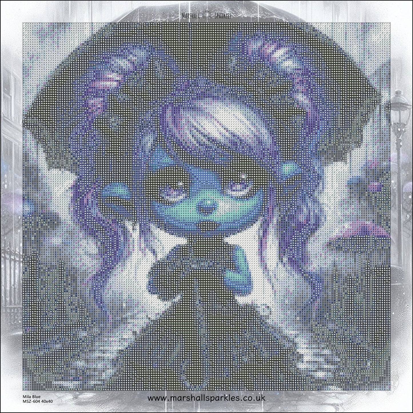 Mila Blue © 40x40 (print to order)
