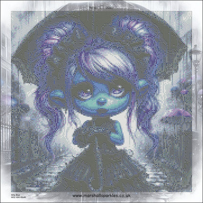 Mila Blue © 40x40 (print to order)