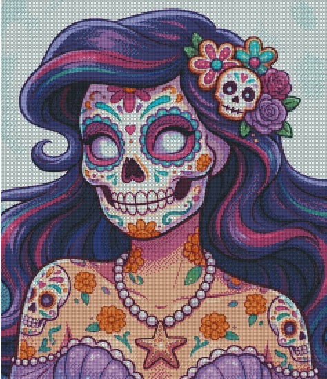 Violet Pinup © 60x70 by RG Designs