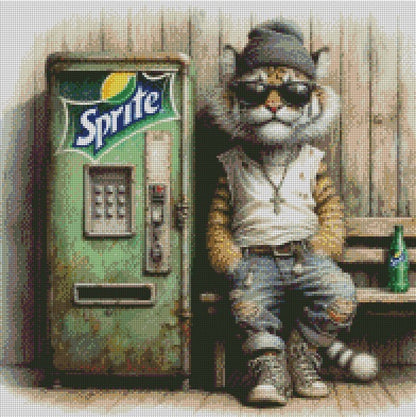 Rust & Fur - Tiger © 50x50 (print to order)