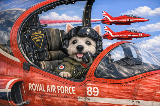 Geoff’s last flight © 75x50 by NAT Art Creations