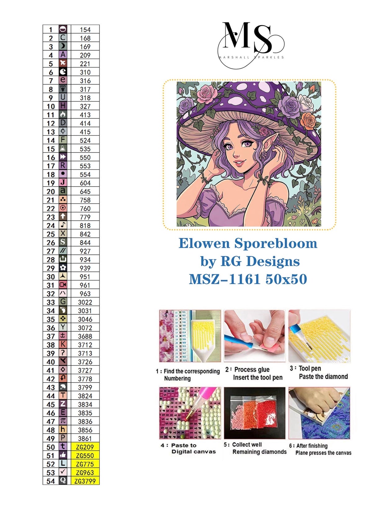 Elowen Sporebloom © 50x50 by RG Designs