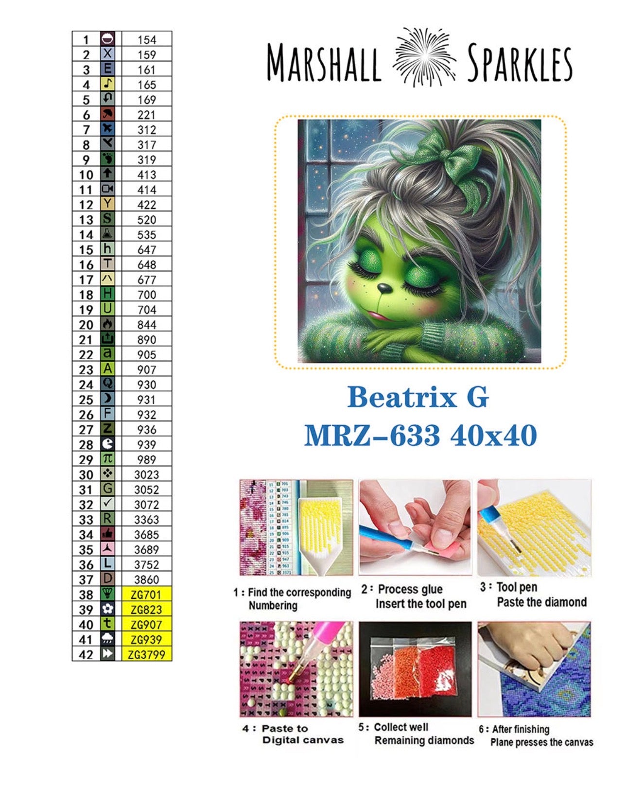 Beatrix G © 40x40 (print to order)