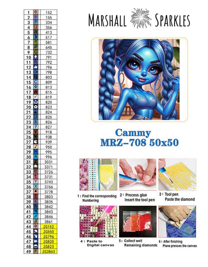 Cammy © 50x50 (print to order)