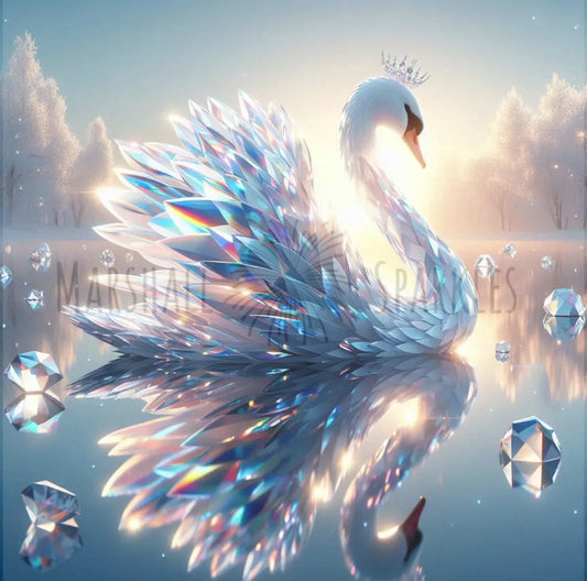 April/Crystal - Totem:Swan © 50x50