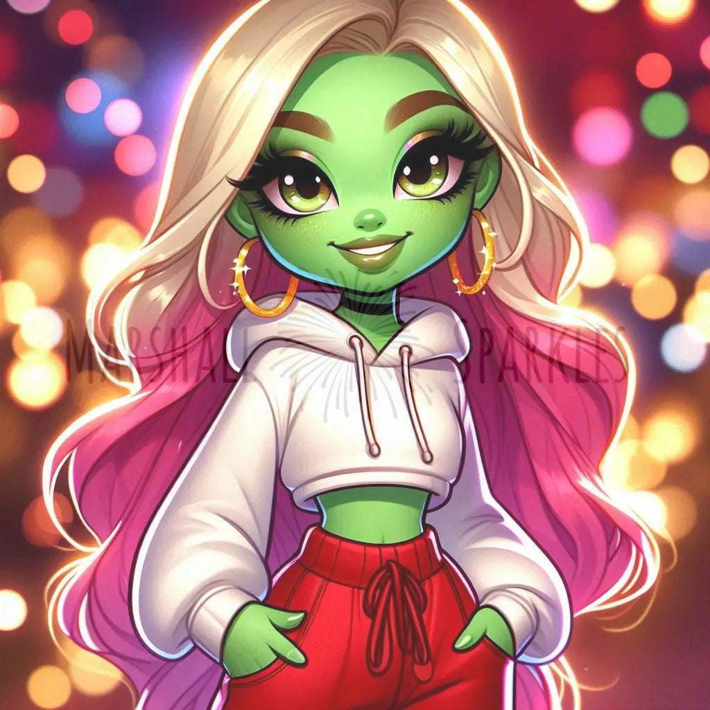 February Dori © 50x50 Round Fairy Drill