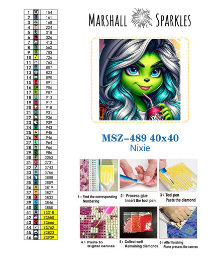 Nixie © Square Fairy Drill 40x40