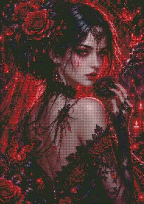 Crimson Wings © 60x85 by CrazyLoneWolf