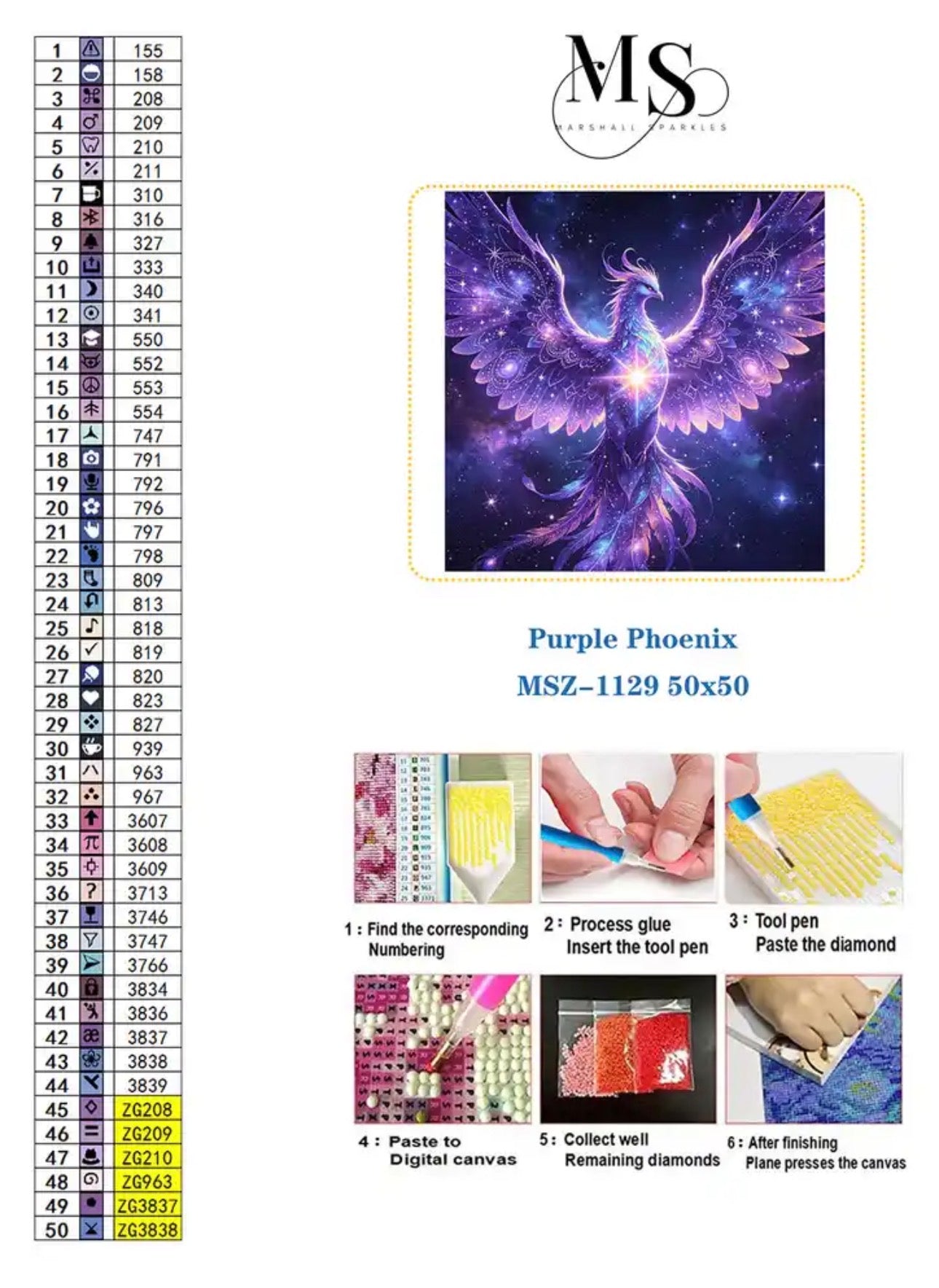 Purple Phoenix © 50x50
