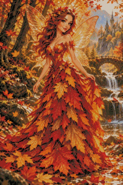 Autumn Fairy © 60x90 by NAT Art Creations