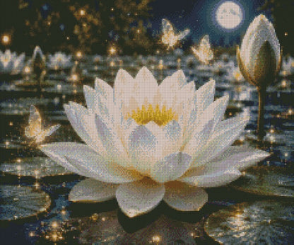 Whispers of the Waterlily © 60x50 by KT Designs