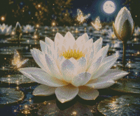 Whispers of the Waterlily © 60x50 by KT Designs