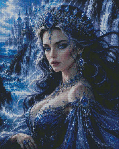 The Sapphire Queen © 60x75 by CrazyLoneWolf