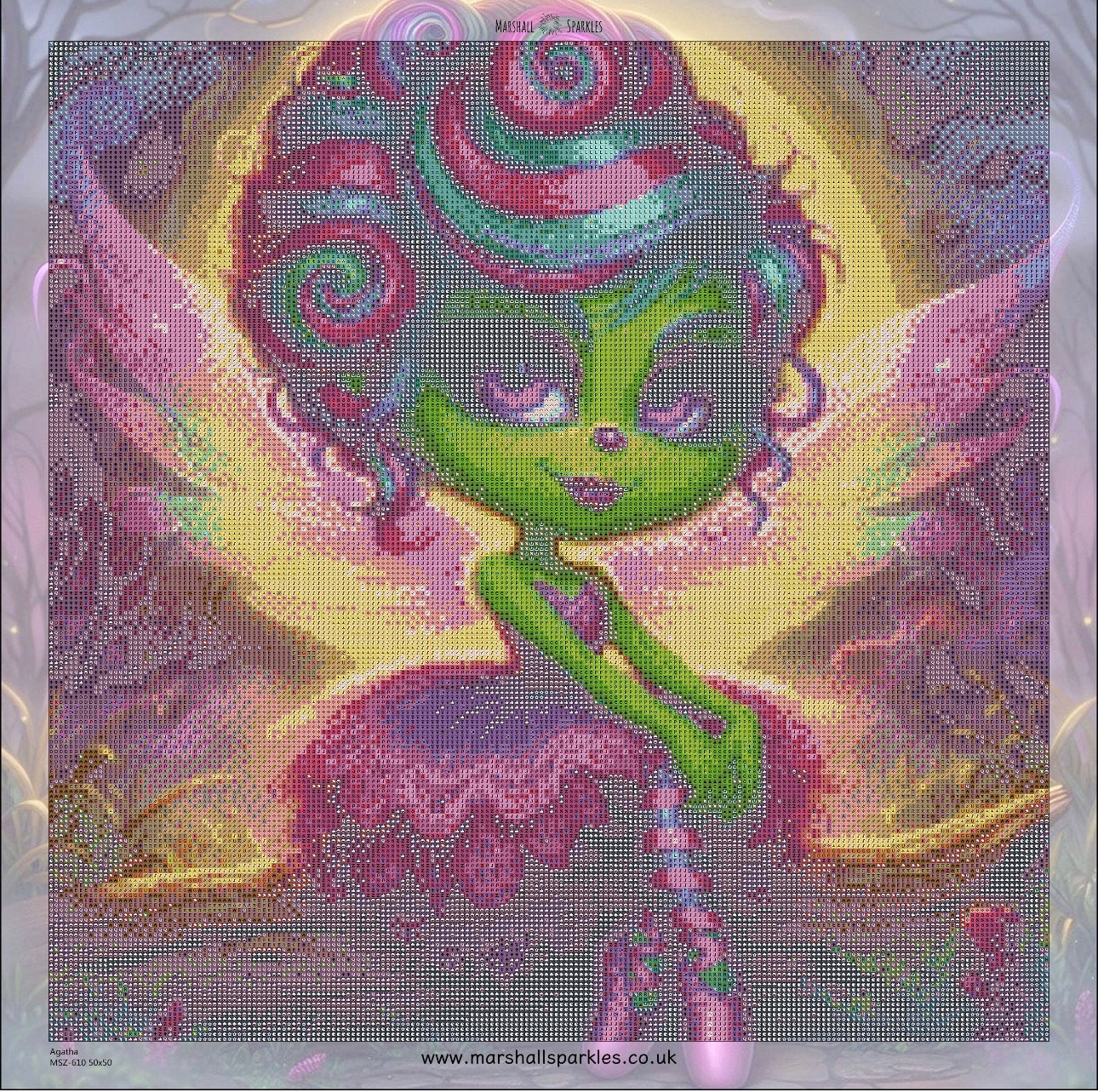 Agatha ©  50x50 (print to order)