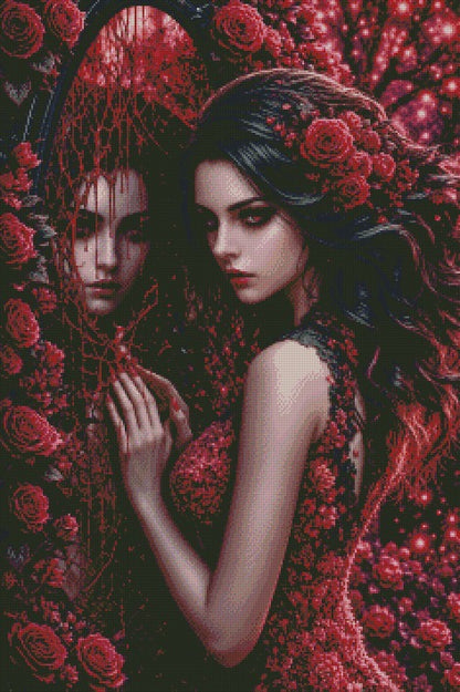 Crimson Enchantress © 60x90 by CrazyLoneWolf