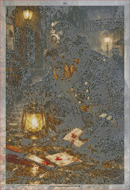Constable Piper and the Midnight Mystery © 50x75 by NAT Art Creations