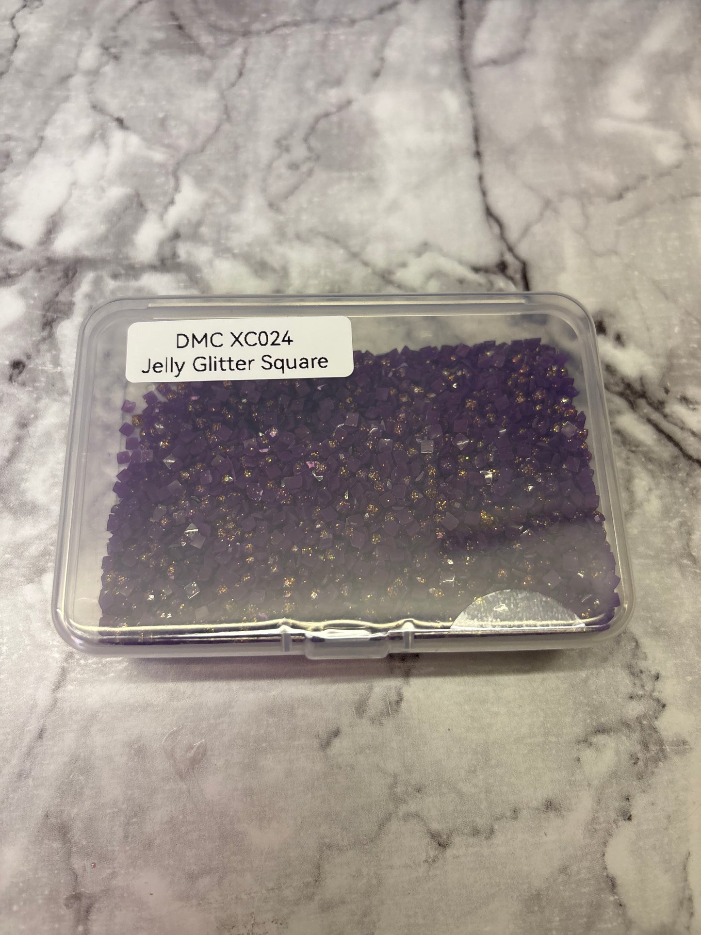 53 DMC XC024 Jelly Glitter Square Tray approx 30g