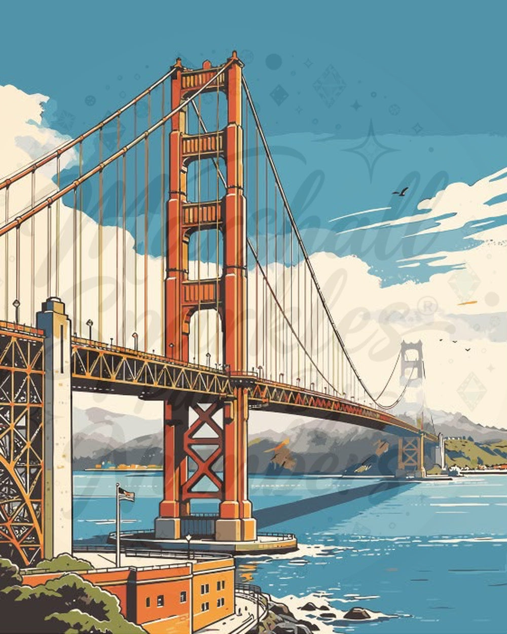 PBN - Golden Gate MS042 © 40x50