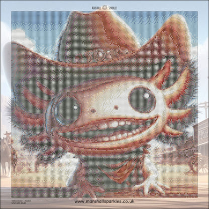 February Yellowstone - Axolotl © 40x40 Square Fairy Drill