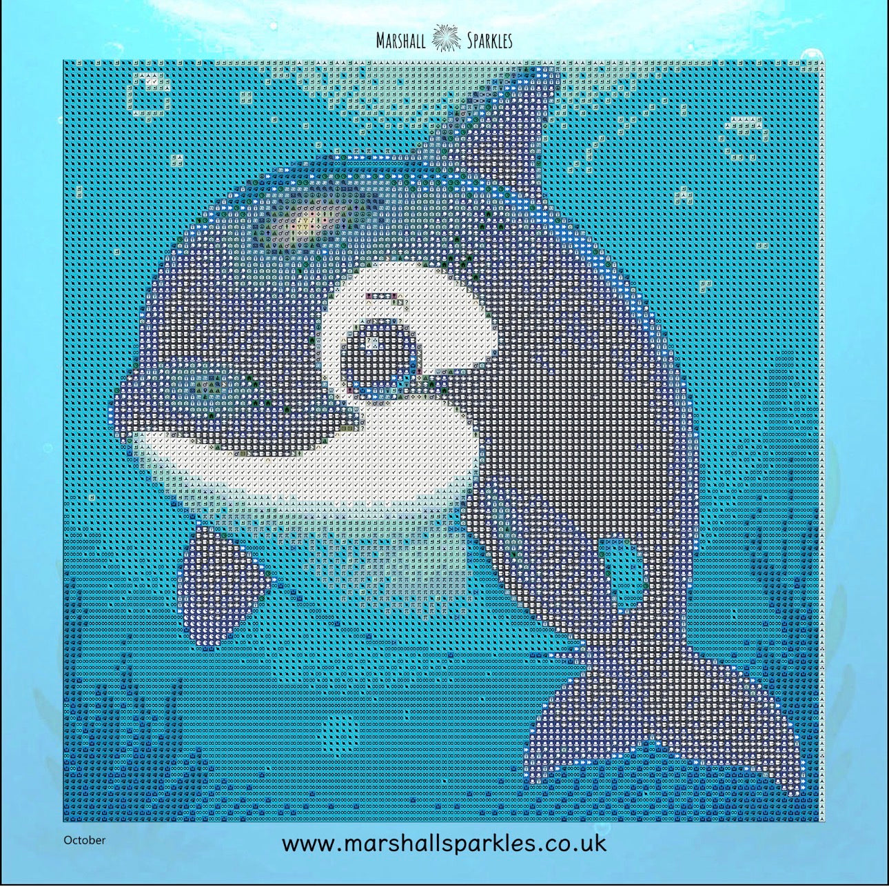 12 Months of Ocean © by Overton Designs 30x30 (PTO)